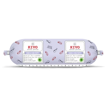 KIVO - Marha &amp; kacsa komplett barf menü kölyökkutyáknak 500 g