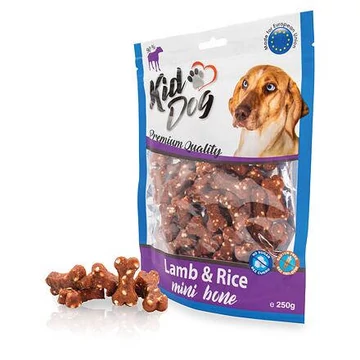 KidDog bárányhús rizzsel (mini csont alakú) - jutalomfalat 250gr
