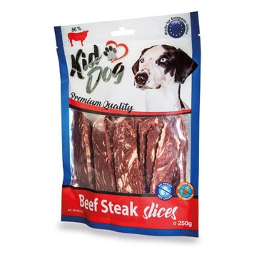 KidDog marhahús szeletek - jutalomfalat 250gr