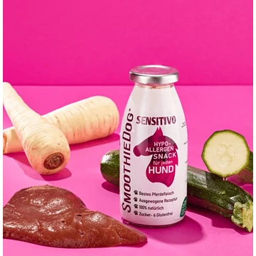 SmoothieDog Lóhús menü allergiás kutyáknak - 250ml