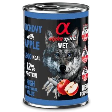 Alpha Spirit Konzerv - Szardella &amp; Piros alma 400g