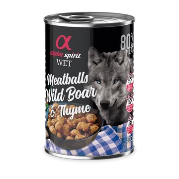 Alpha Spirit Meatballs - Vaddisznó &amp; Kakukkfű – 400G