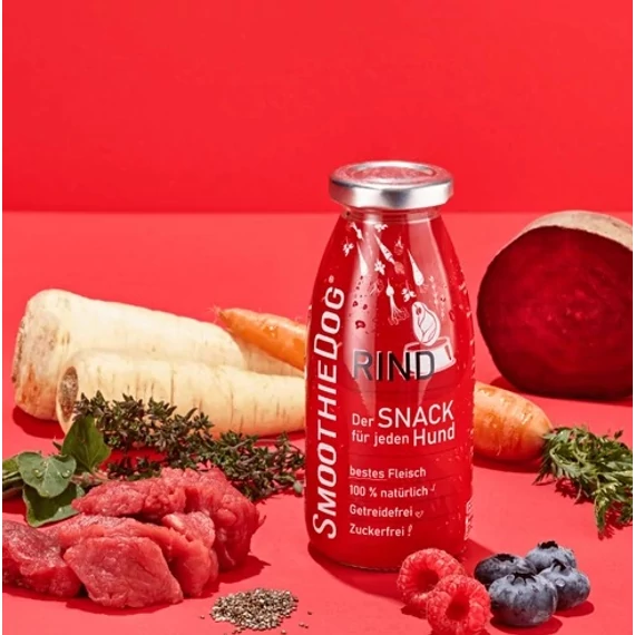 SmoothieDog Marhahús smoothie menü kutyáknak - 250 ml