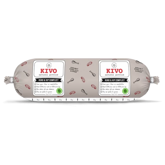 KIVO - Marha & csirke komplett barf menü kutyáknak 500 g