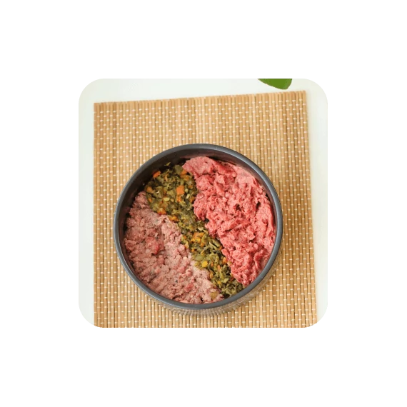 KIVO - Marha & csirke komplett barf menü kutyáknak 500 g