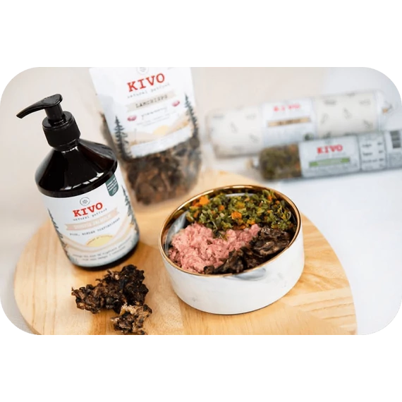 KIVO - Bárány komplett barf menü kutyáknak 500 g