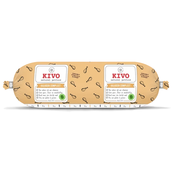 KIVO - Pulyka komplett barf menü kutyáknak 500 g