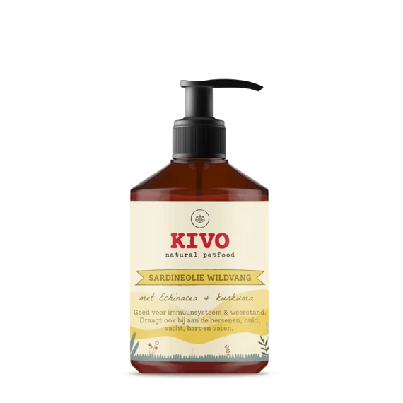 KIVO - Szardínia olaj Echinaceával és kurkumával 500ml