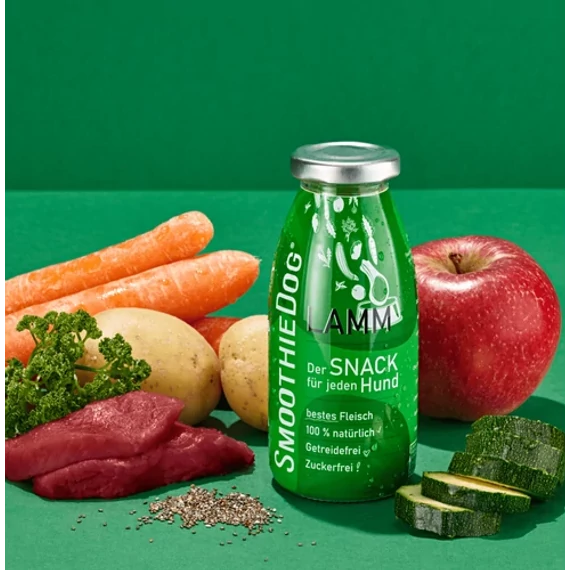 SmoothieDog Bárányhúsos menü kutyáknak - 250ml