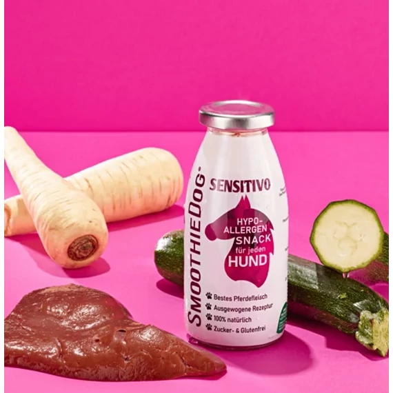 SmoothieDog Lóhús menü allergiás kutyáknak - 250ml