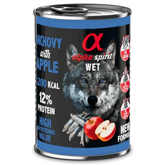 Alpha Spirit Konzerv - Szardella & Piros alma 400g