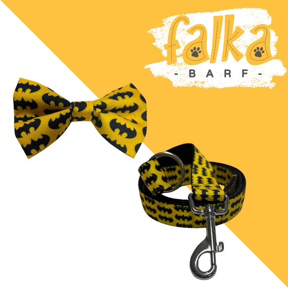 Collarful batman póráz+csokornyakkendő