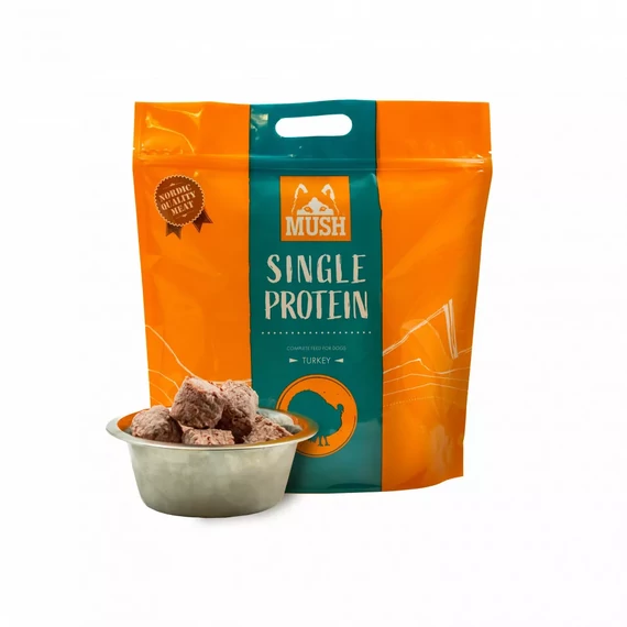 Mush Turkey BARF komplett menü pulykahússal - 2kg