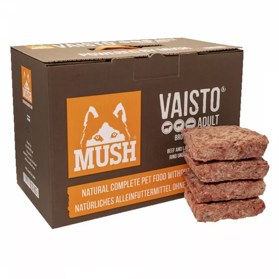 Mush Brown Marha-Bárány-Lazac barf komplett menü - 10kg
