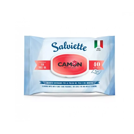 Camon - Teafaolajos törlőkendő 20*30 cm [40db]