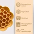 SlowJoy - Evéslassító szilikon tál - Honeycomb